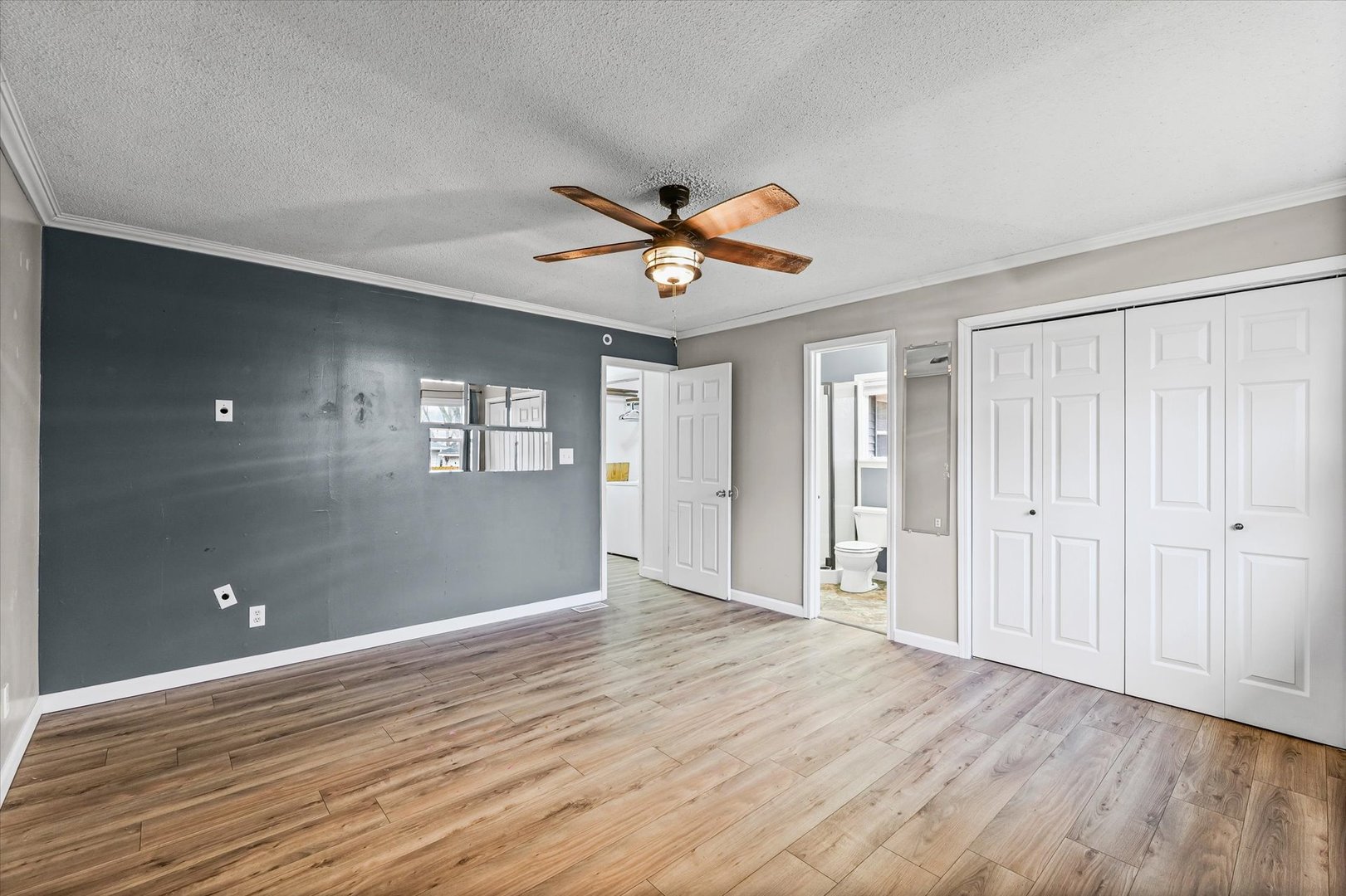 215 North 3rd Street Fisher, IL 61843 - Photo 19 of 32 wooden floor in an empty room with a window