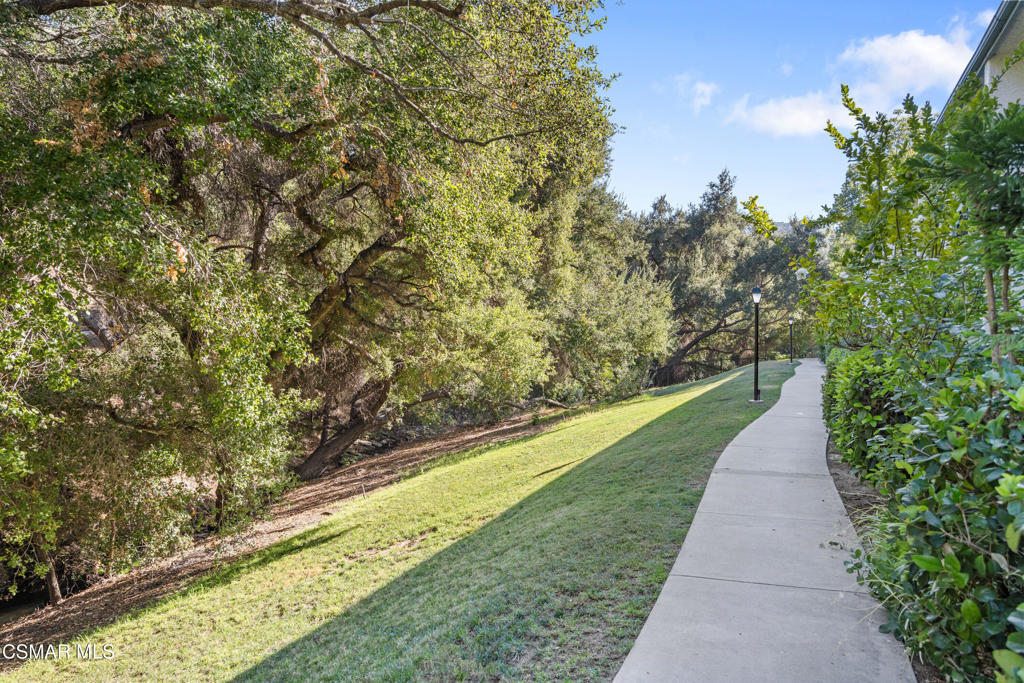 23637 Park Capri, Unit 36 Calabasas, CA 91302 - Photo 30 of 39 a view of a pathway both side of yard with green space