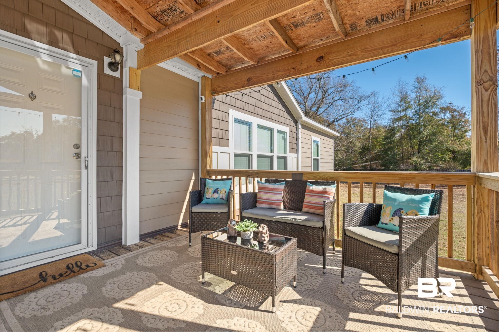 15080 Starlight Avenue Wilmer, AL 36587 - Photo 6 of 29 View of wooden deck