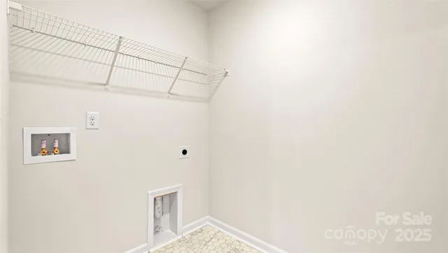 a view of a room with storage