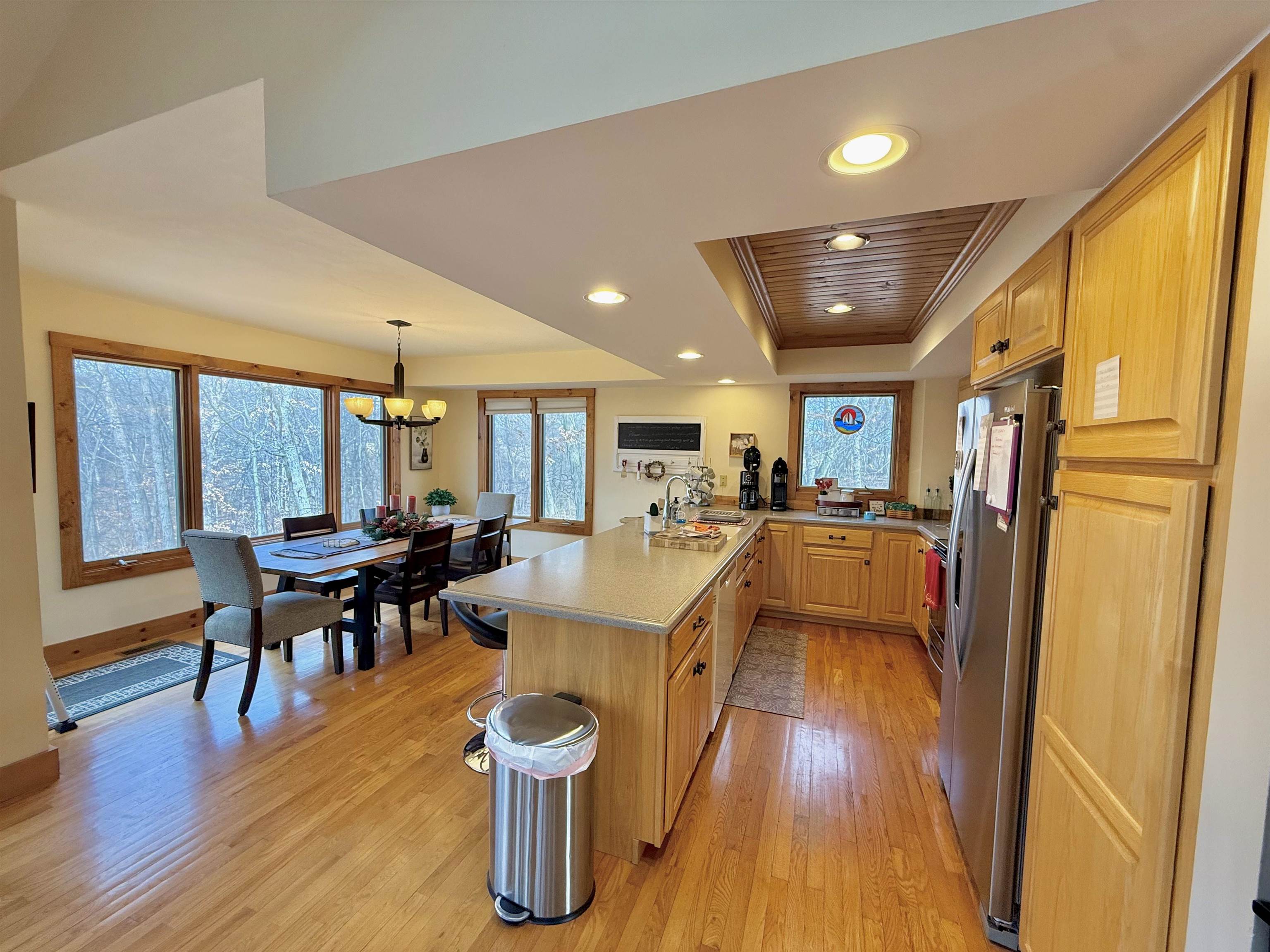 1 Tamarack Row Elizabeth, IL 61028 - Photo 8 of 38 a living room with stainless steel appliances furniture wooden floor and a large window
