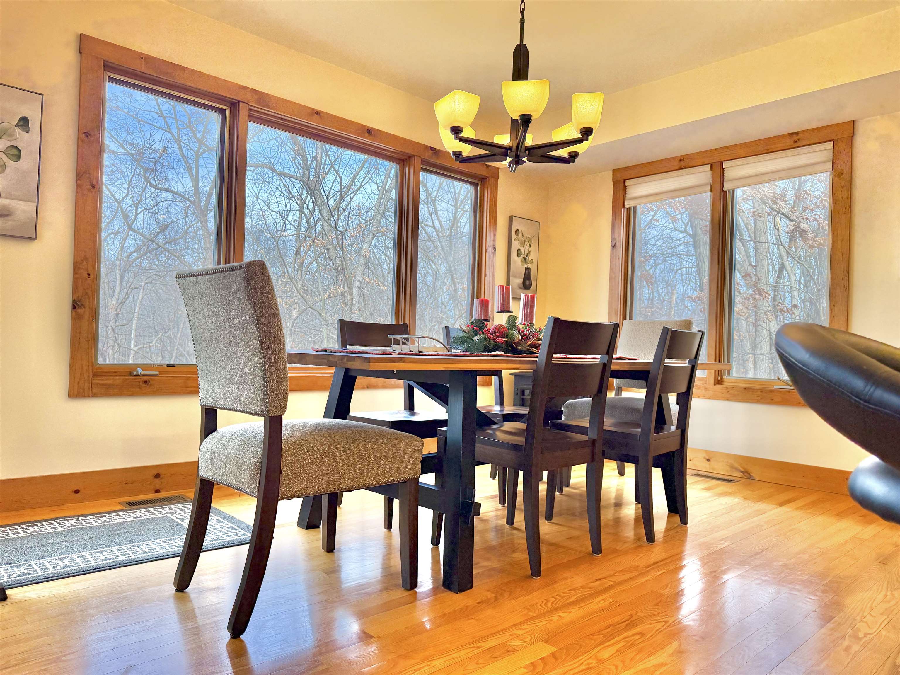 1 Tamarack Row Elizabeth, IL 61028 - Photo 10 of 38 a view of a dining room with furniture window and wooden floor