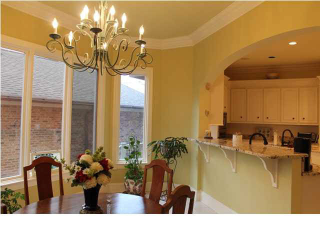 Breakfast room open to kitchen
