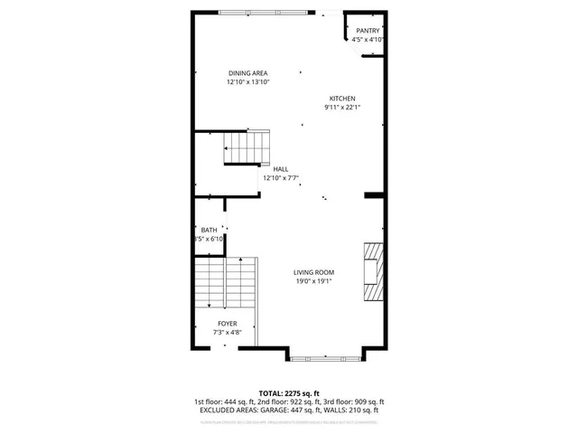 a picture of a floor plan