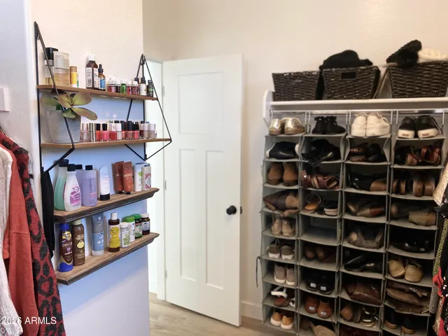 a view of storage and utility room