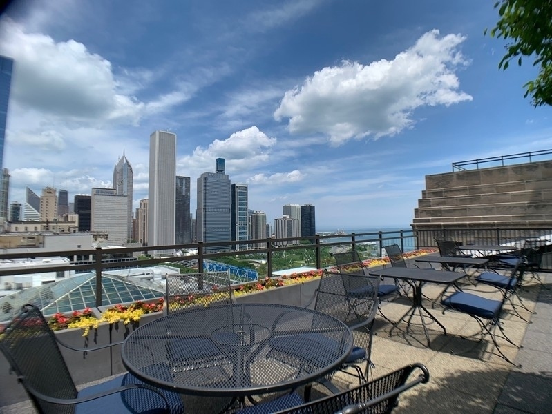 310 South Michigan Avenue, Unit 1001 Chicago, IL 60604 - Photo 21 of 40 a view of a swimming pool with outdoor seating