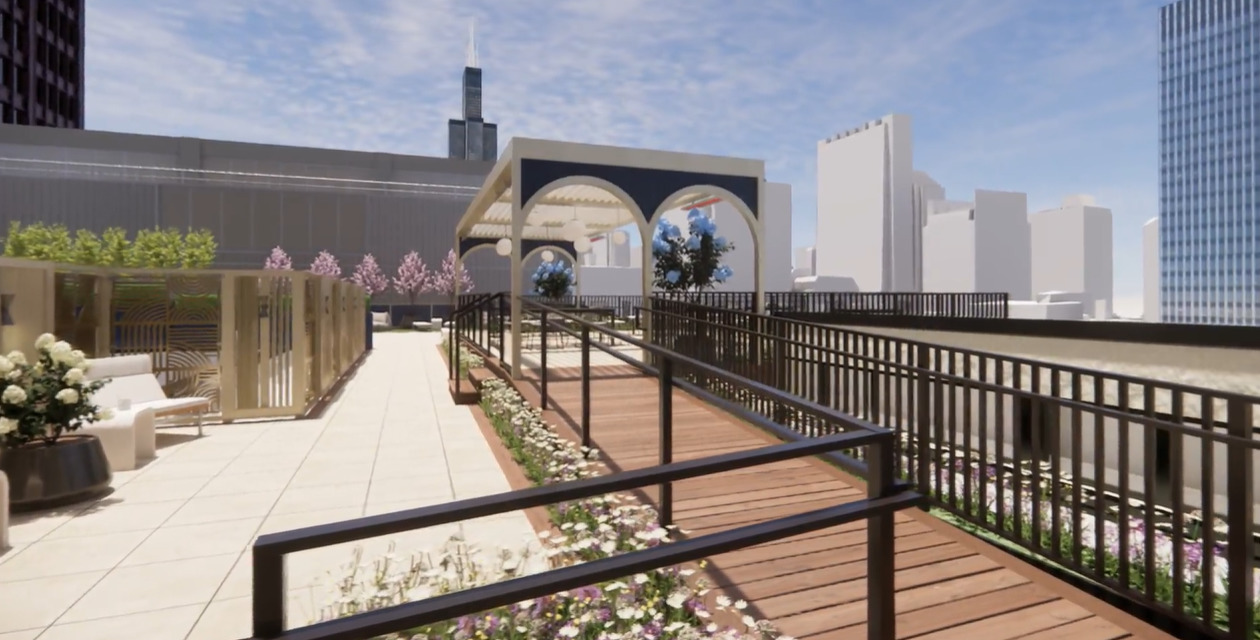310 South Michigan Avenue, Unit 1001 Chicago, IL 60604 - Photo 27 of 40 a view of a balcony