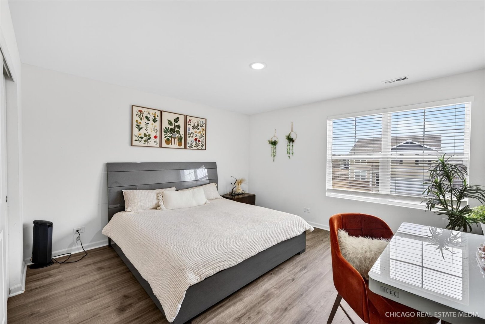 1571 Middleton Road Pingree Grove, IL 60140 - Photo 19 of 35 a bedroom with a bed and a large window