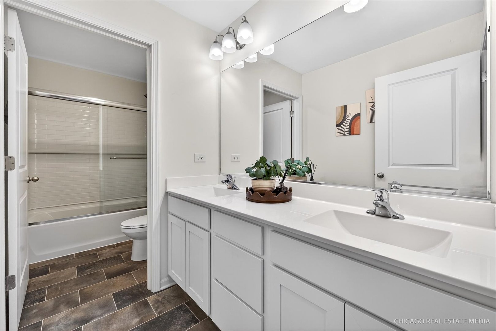 1571 Middleton Road Pingree Grove, IL 60140 - Photo 21 of 35 a bathroom with a sink a toilet and shower