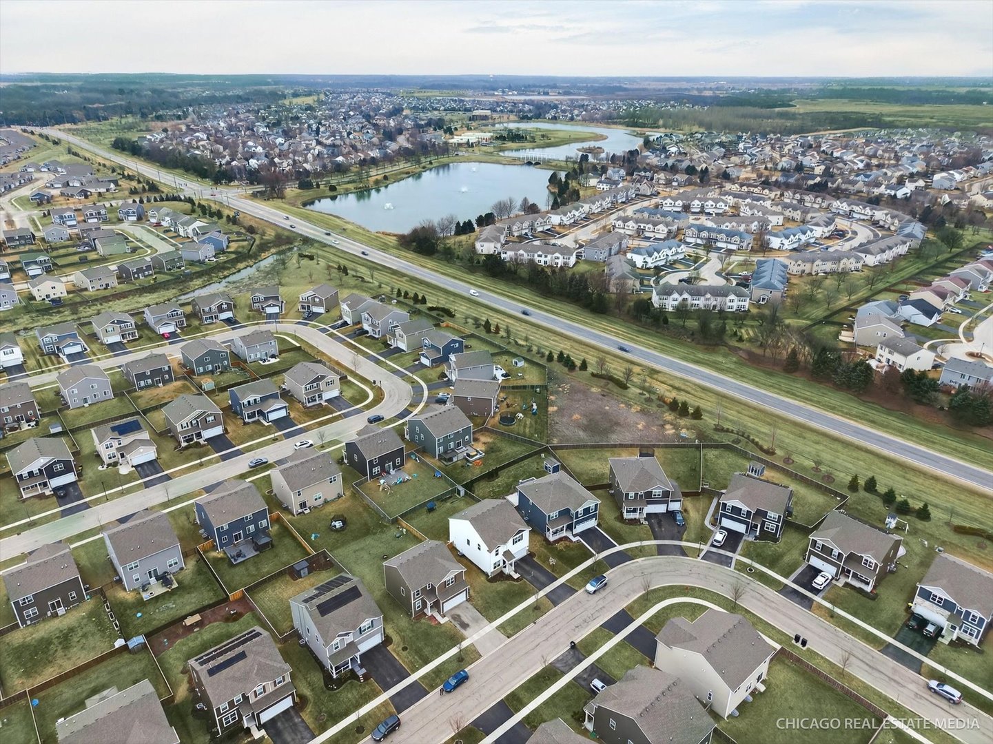 1571 Middleton Road Pingree Grove, IL 60140 - Photo 27 of 35 an aerial view of a city