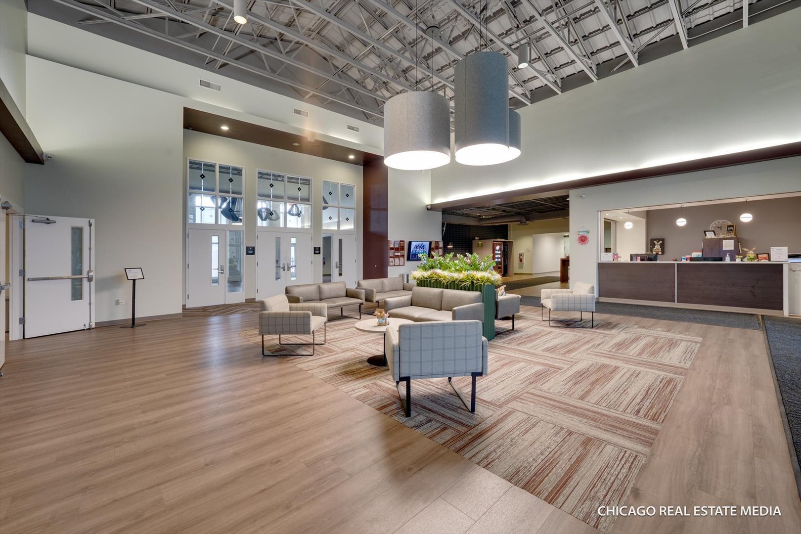 1571 Middleton Road Pingree Grove, IL 60140 - Photo 33 of 35 a living room with furniture and a wooden floor