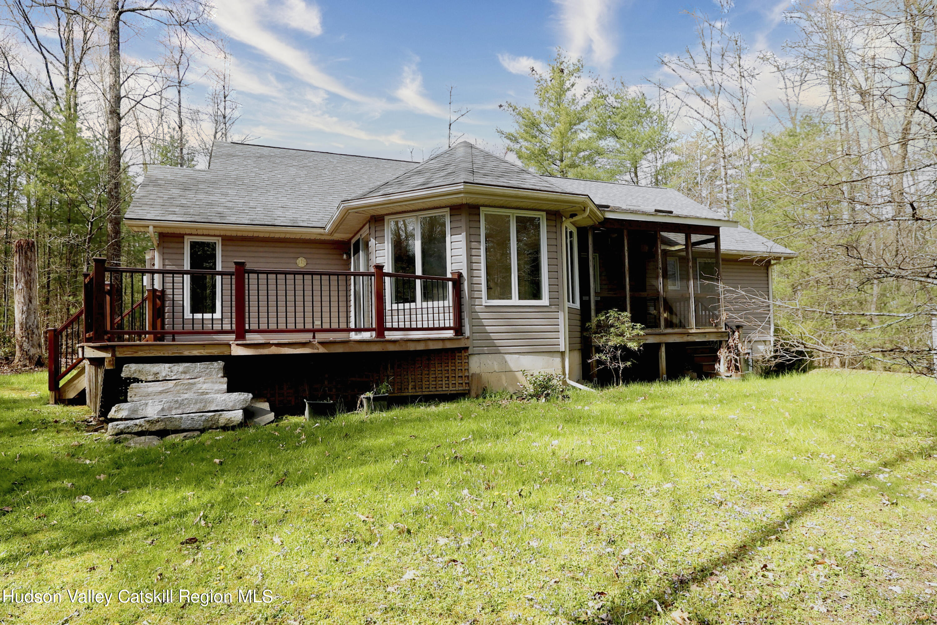 63 Lawrence Hill Road Accord, NY 12404 - Photo 7 of 27 front view of a house with a yard