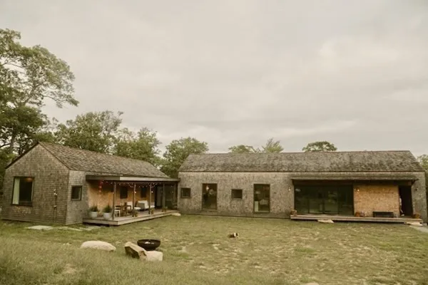 front view of a house with yard