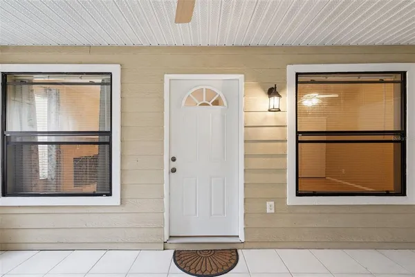 a front door view of a house
