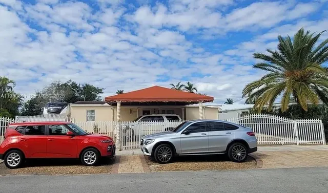 a view of a house with a window