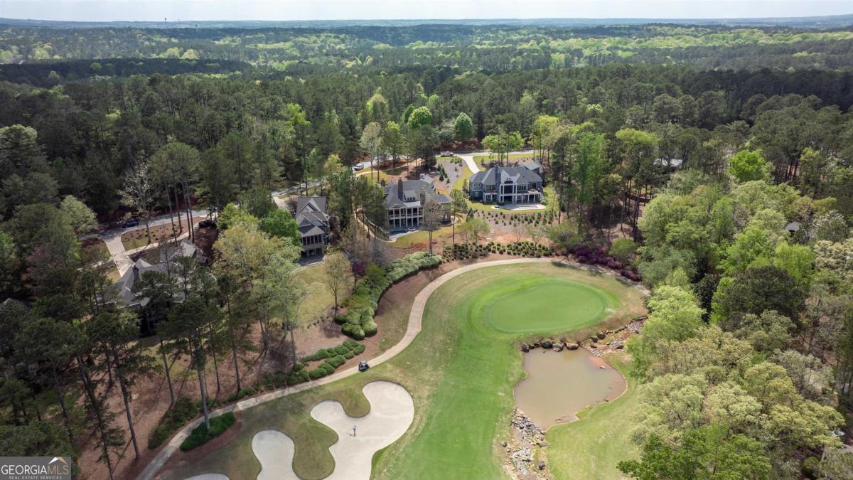 5010 Browns Ford Road Greensboro, GA 30642 - Photo 18 of 67 an aerial view of a house with a swimming pool