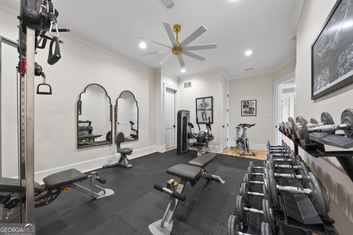 5010 Browns Ford Road Greensboro, GA 30642 - Photo 65 of 67 a view of a room with gym equipment