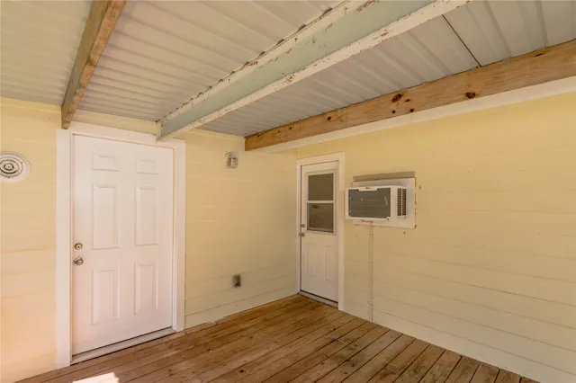 a view of front door