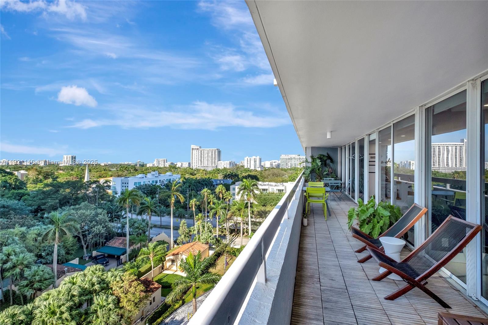 1627 Brickell Avenue, Unit 1202 Miami, FL 33129 - Photo 3 of 30 a view of balcony with furniture
