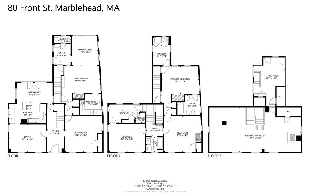 80 Front Street Marblehead, MA 01945 - Photo 42 of 42 a picture of floor plan