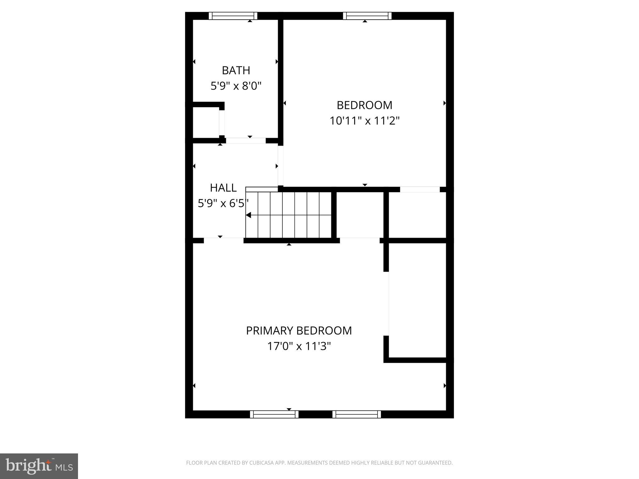 1928 Inverton Road Baltimore, MD 21222 - Photo 30 of 31 Upper Level Floor Plan