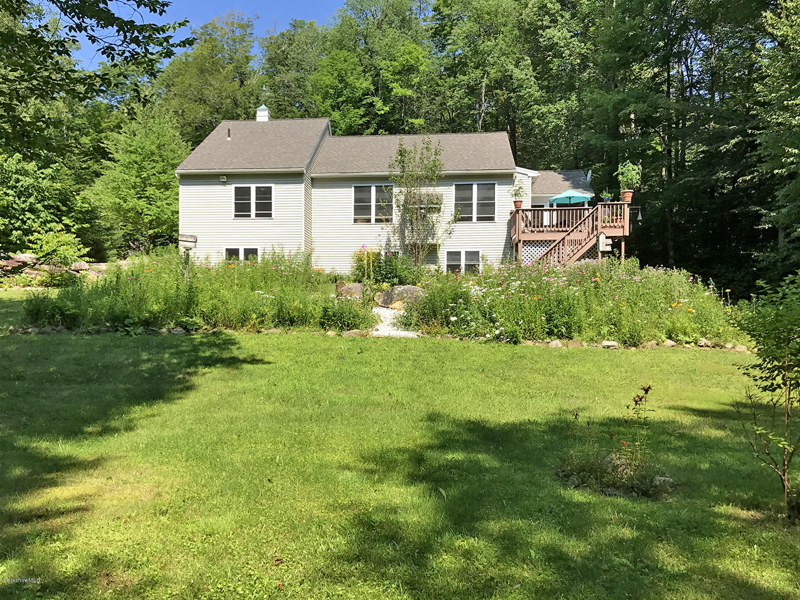 515 Ed Jones Road Otis, MA 01253 - Photo 20 of 21 a aerial view of a house with a yard