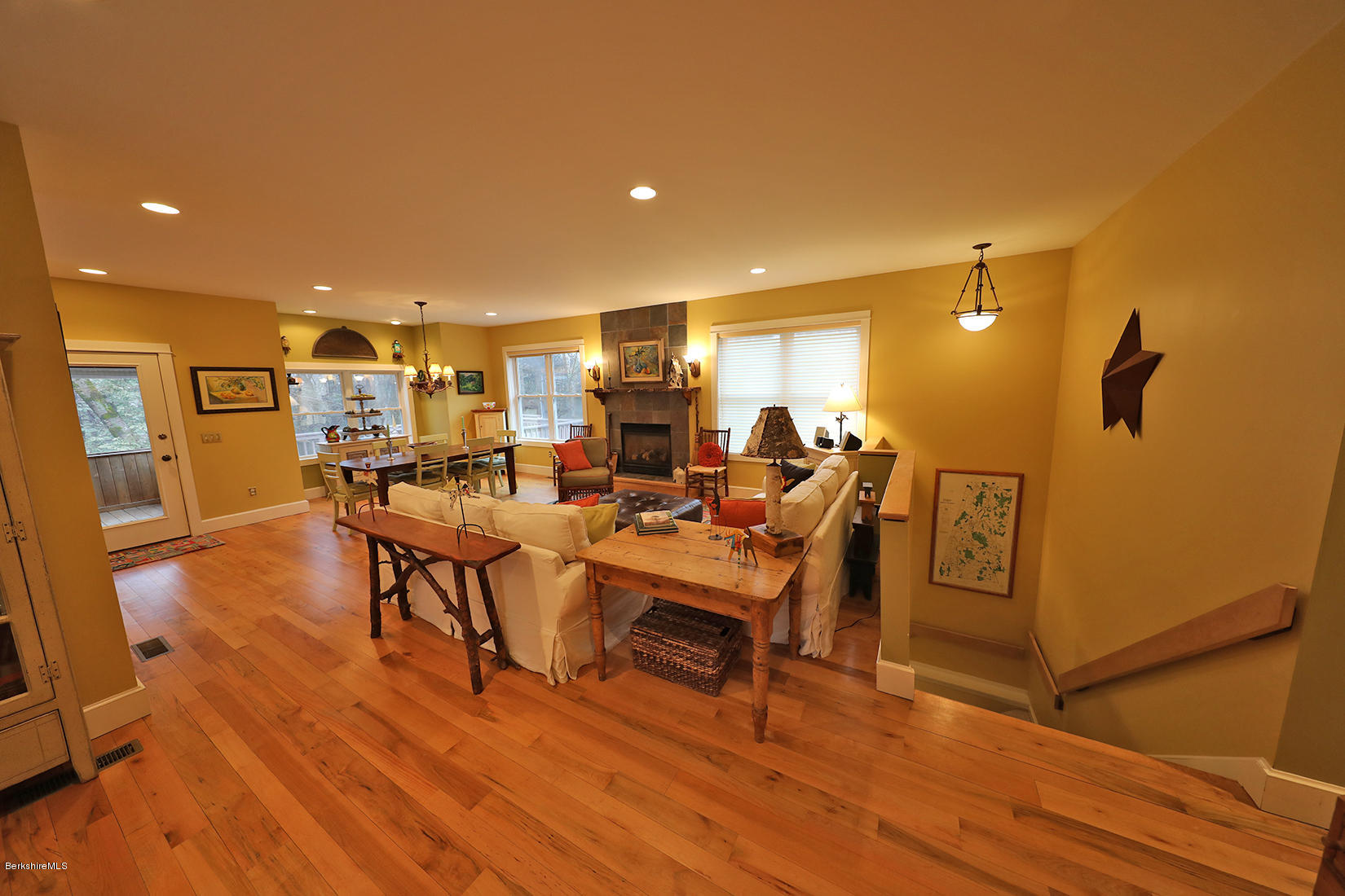 515 Ed Jones Road Otis, MA 01253 - Photo 3 of 21 a living room with lots of furniture and a wooden floor