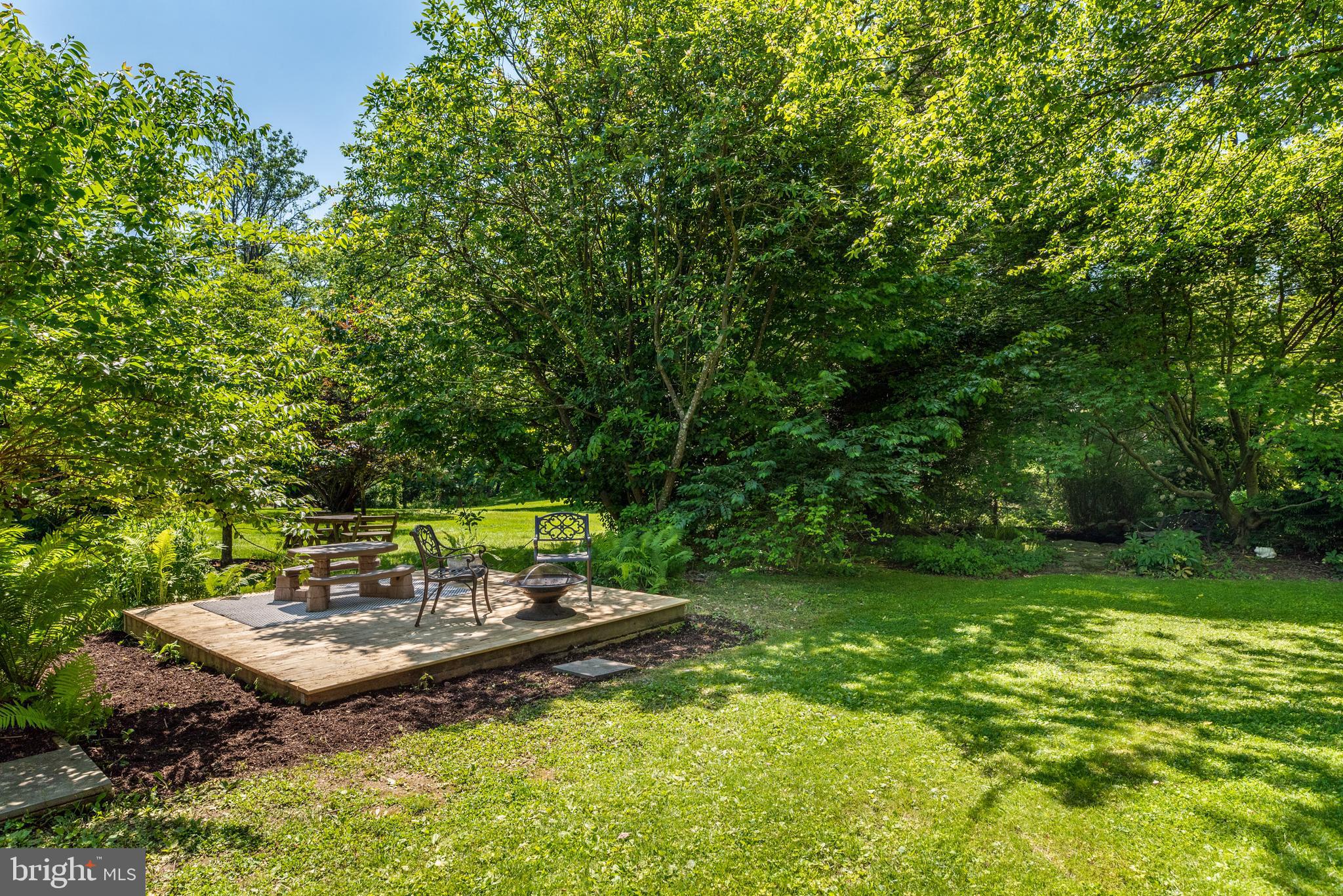 49 Green Valley Road Wallingford, PA 19086 - Photo 30 of 45 2nd Deck Tucked into Corner of Yard