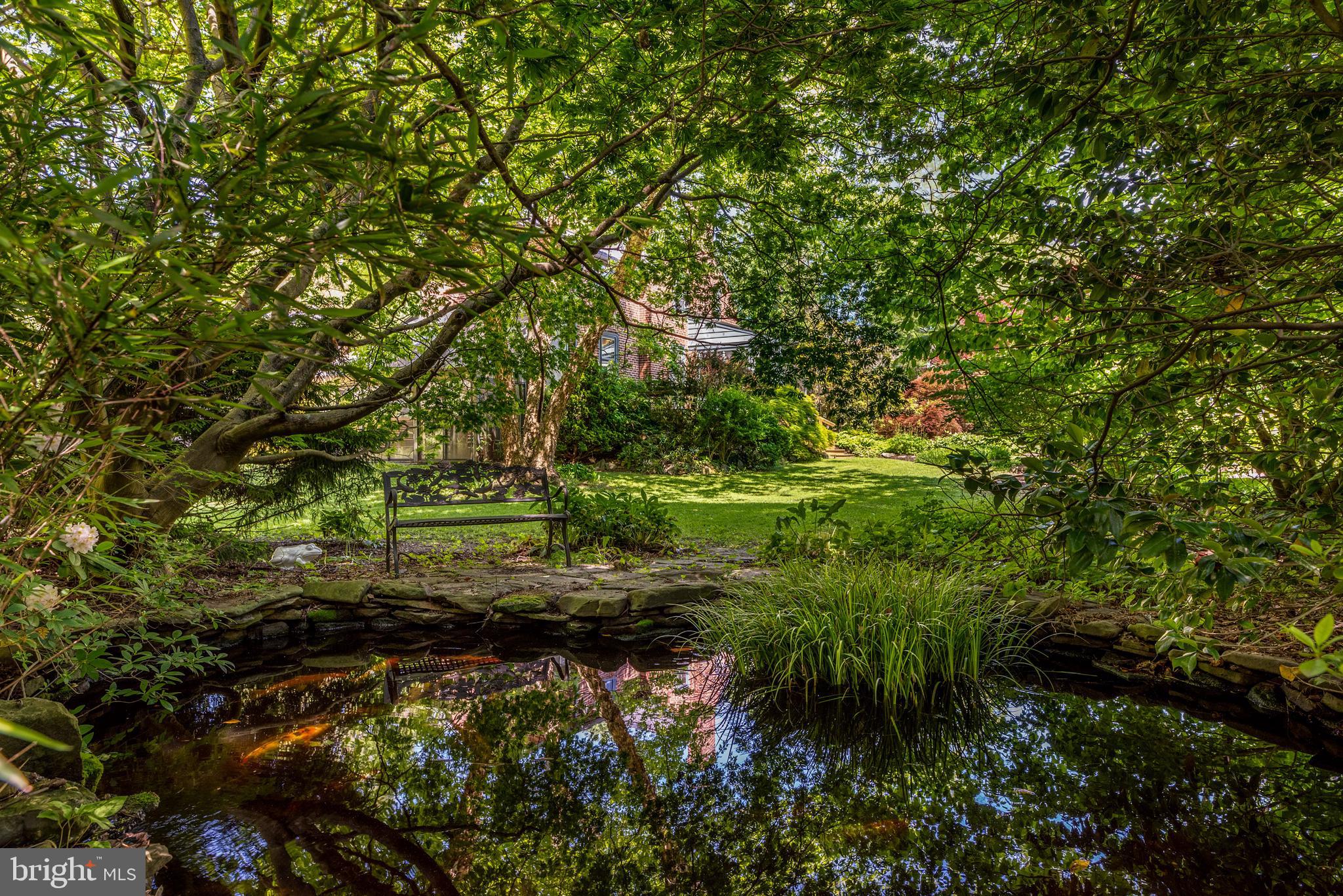 49 Green Valley Road Wallingford, PA 19086 - Photo 31 of 45 Koi Pond
