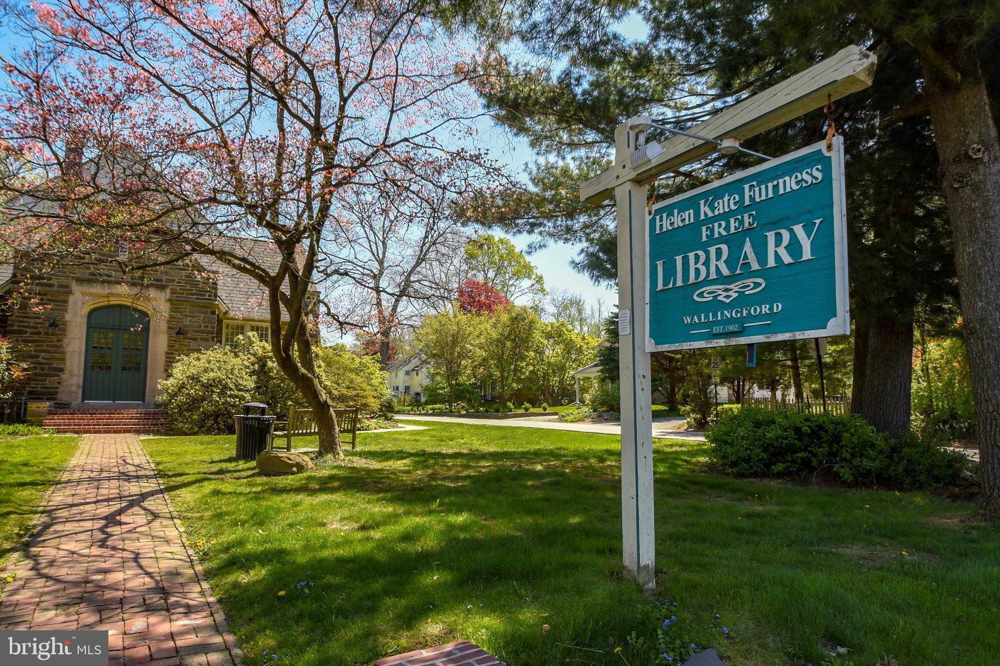 49 Green Valley Road Wallingford, PA 19086 - Photo 43 of 45 Town Library at end of the street!