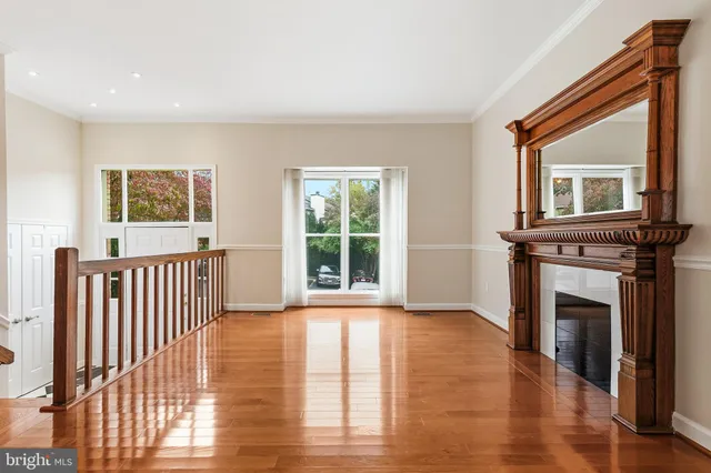 a view of livingroom with furniture and fireplace
