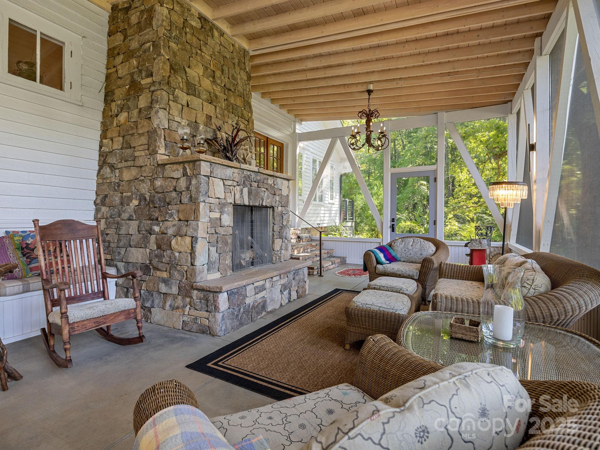 144 Miller Drive Tryon, NC 28782 - Photo 3 of 45 a living room with furniture and a large window