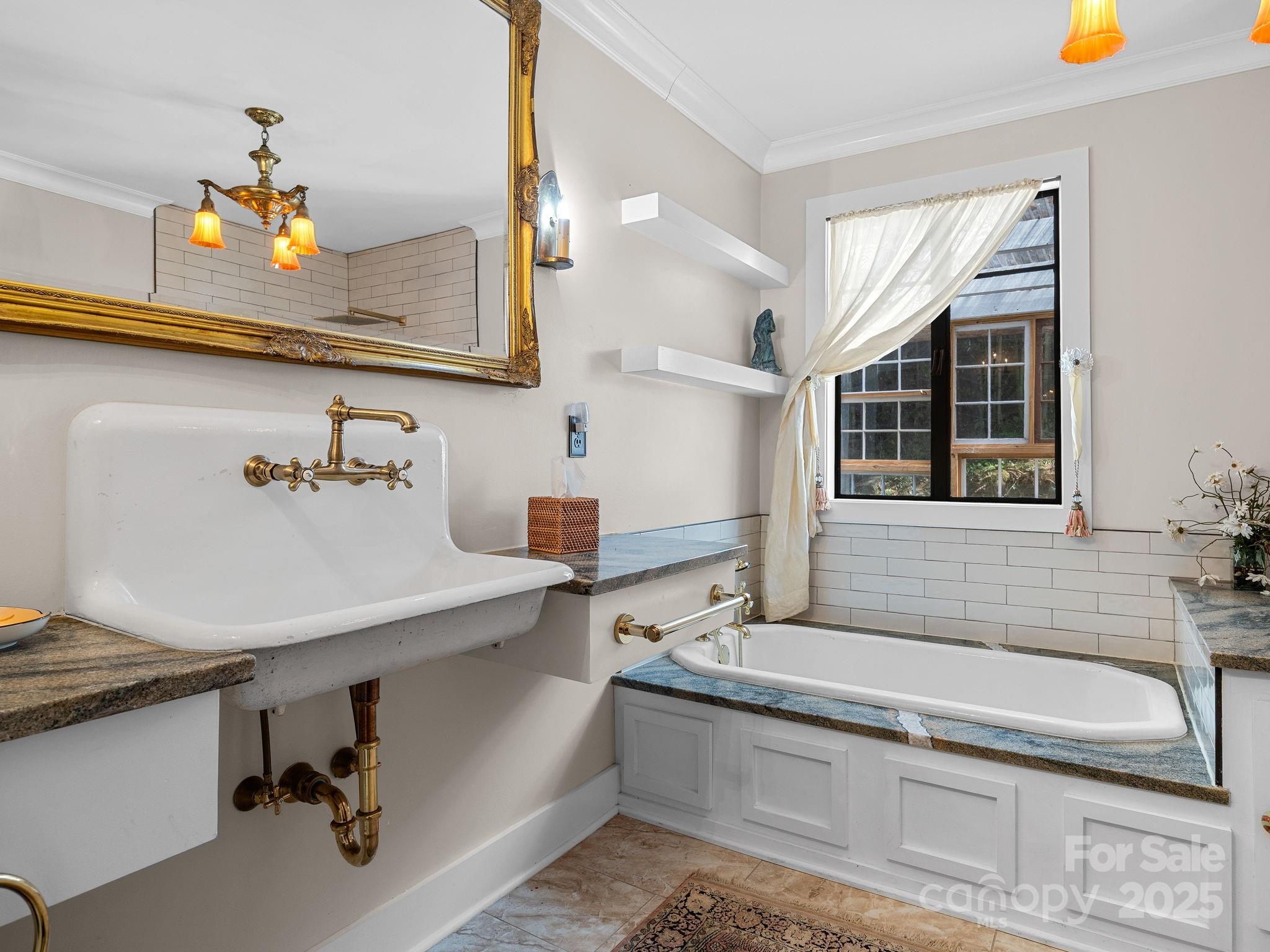 144 Miller Drive Tryon, NC 28782 - Photo 37 of 45 a bathroom with a sink and a mirror