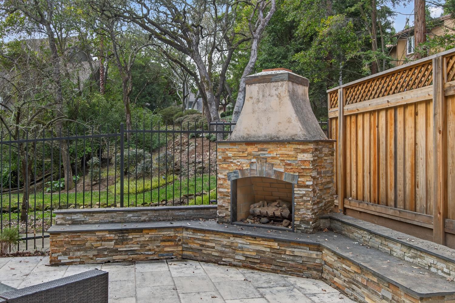 8681 Winding Way Fair Oaks, CA 95628 - Photo 71 of 87 a backyard of a house with garden and outdoor seating