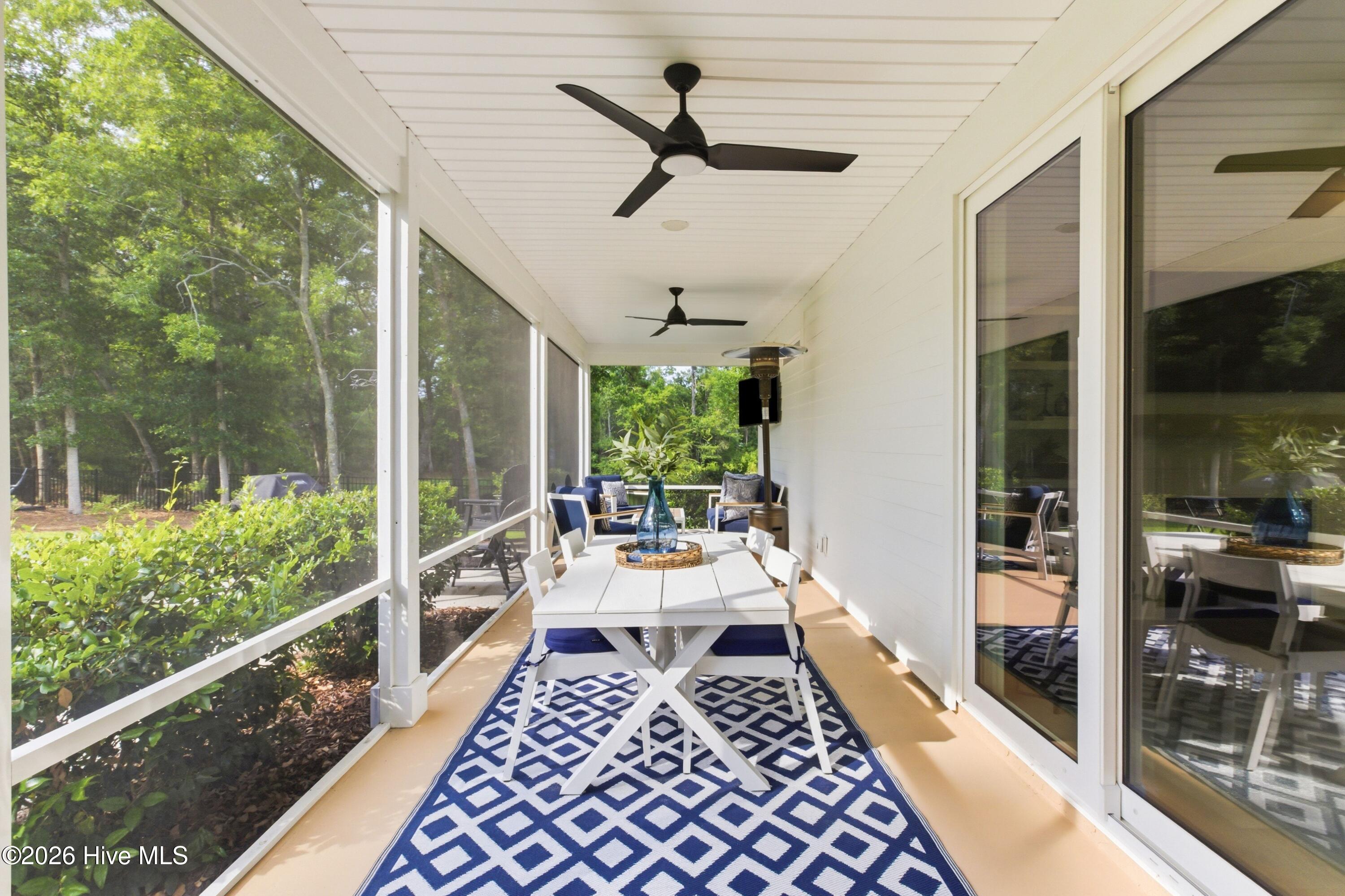 194 Hampton Court Hampstead, NC 28443 - Photo 38 of 68 Large screened in porch