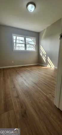 a close view of closet