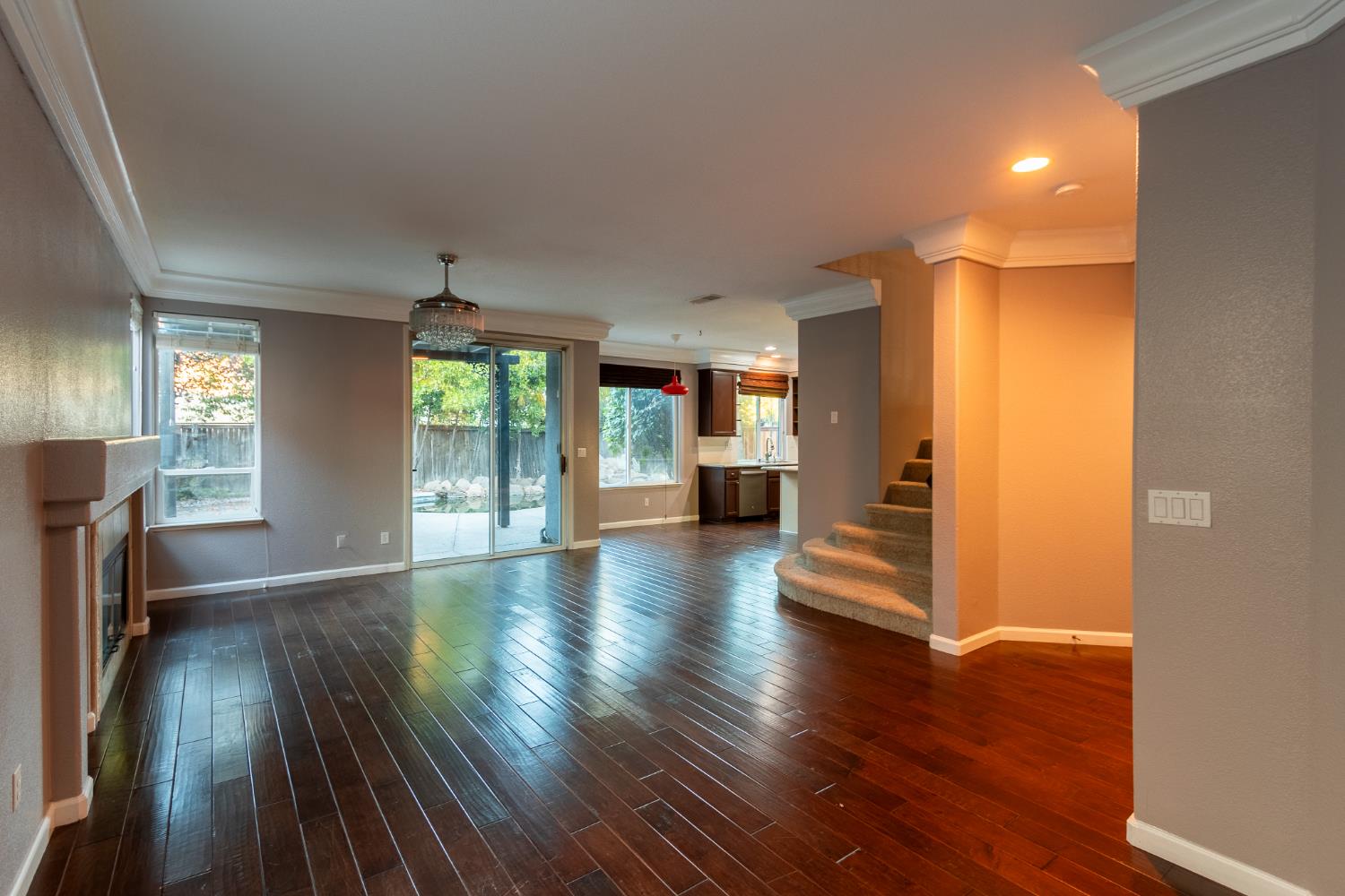 2024 Archer Circle Rocklin, CA 95765 - Photo 13 of 52 a view of an empty room with wooden floor and a window
