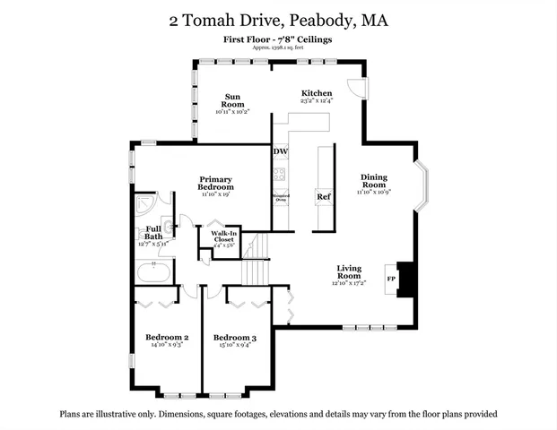 $795,000 | 2 Tomah Drive, Peabody, MA 01960