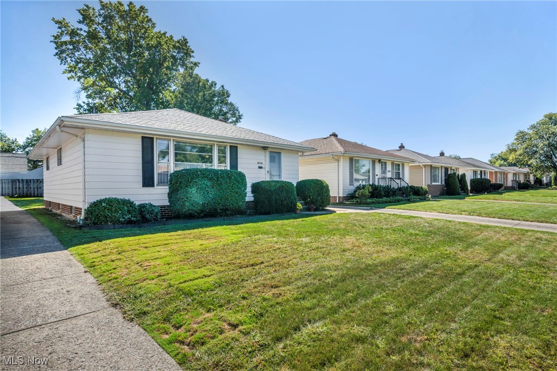 13732 Carpenter Road Garfield Heights, OH 44125 - Photo 38 of 46 Ranch-style home with a front lawn and crawl space