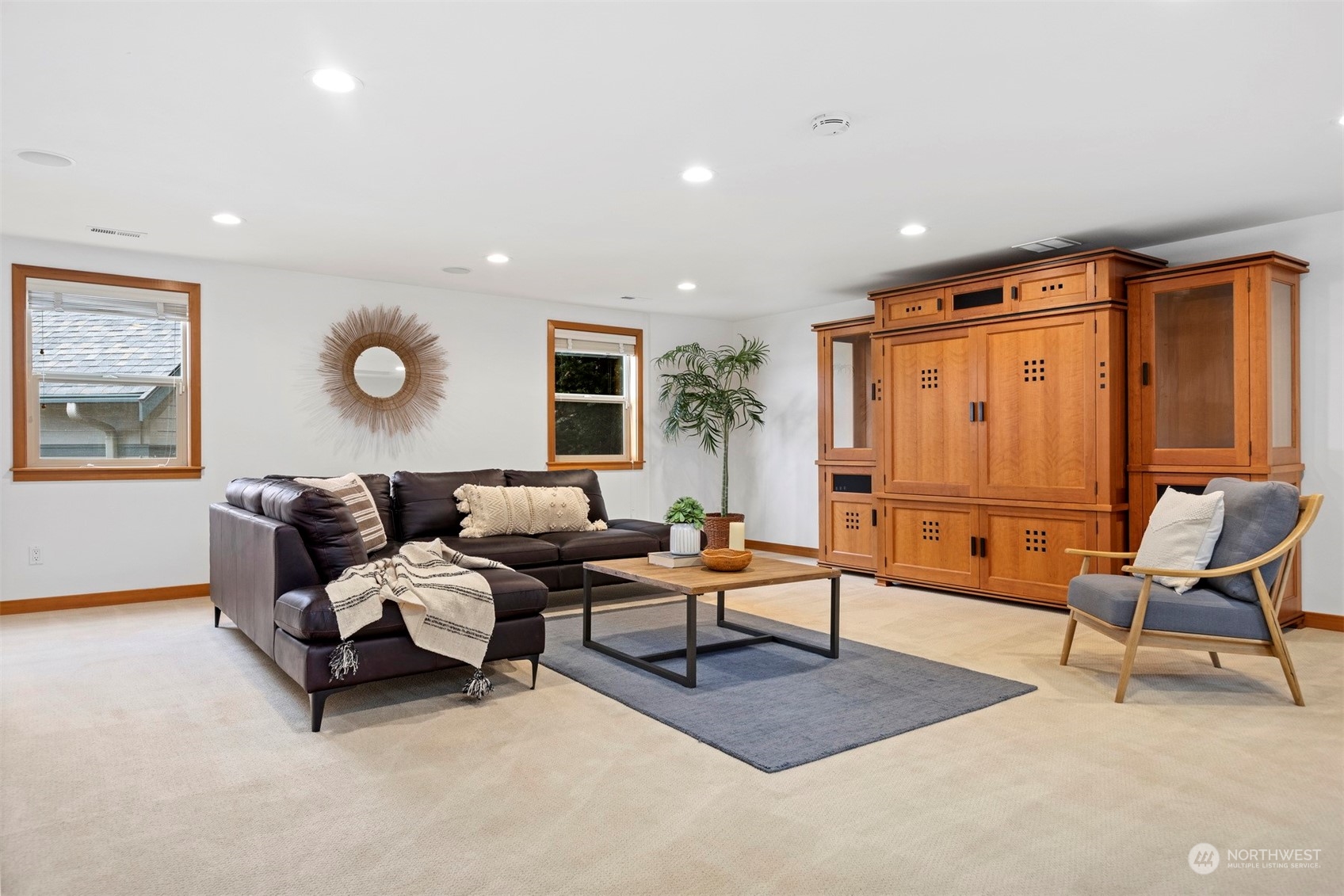 804 Fieldston Road Bellingham, WA 98225 - Photo 32 of 40 a living room with furniture and a large window