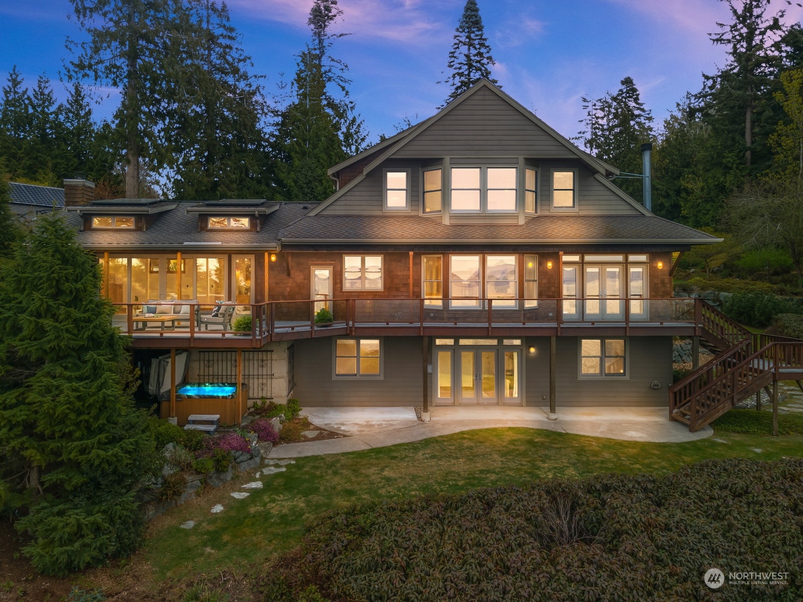 804 Fieldston Road Bellingham, WA 98225 - Photo 39 of 40 a view of a house with a yard