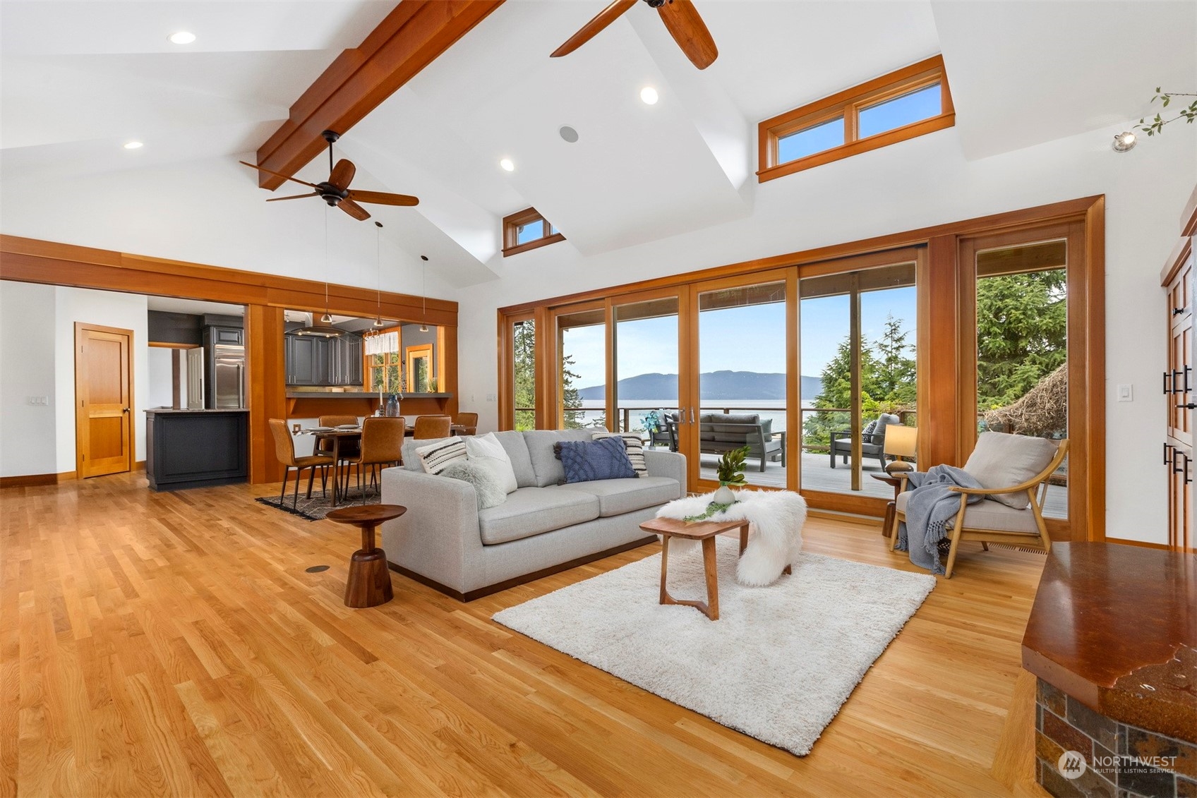 804 Fieldston Road Bellingham, WA 98225 - Photo 5 of 40 a living room with furniture and a large window