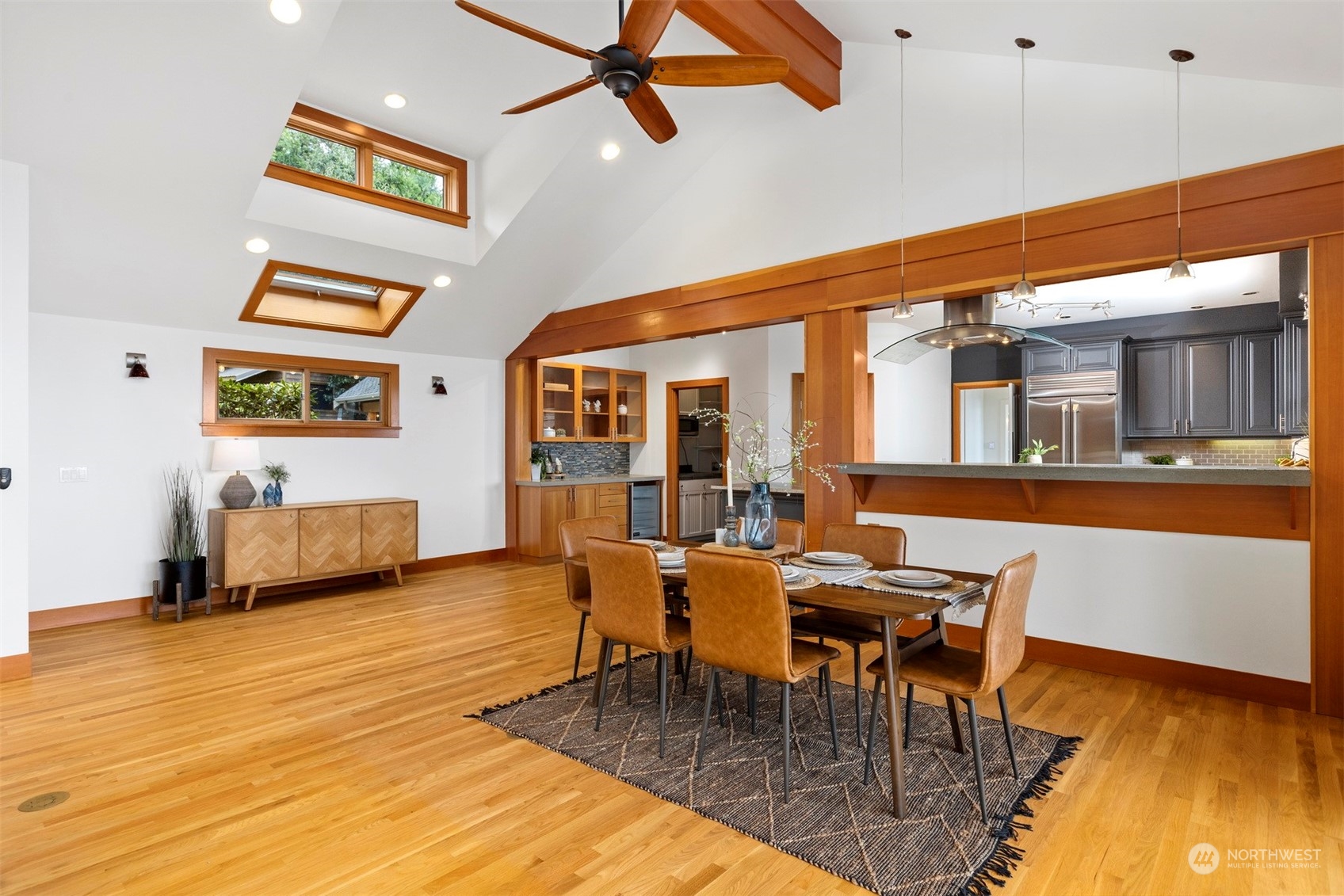804 Fieldston Road Bellingham, WA 98225 - Photo 10 of 40 a dining room with furniture and wooden floor