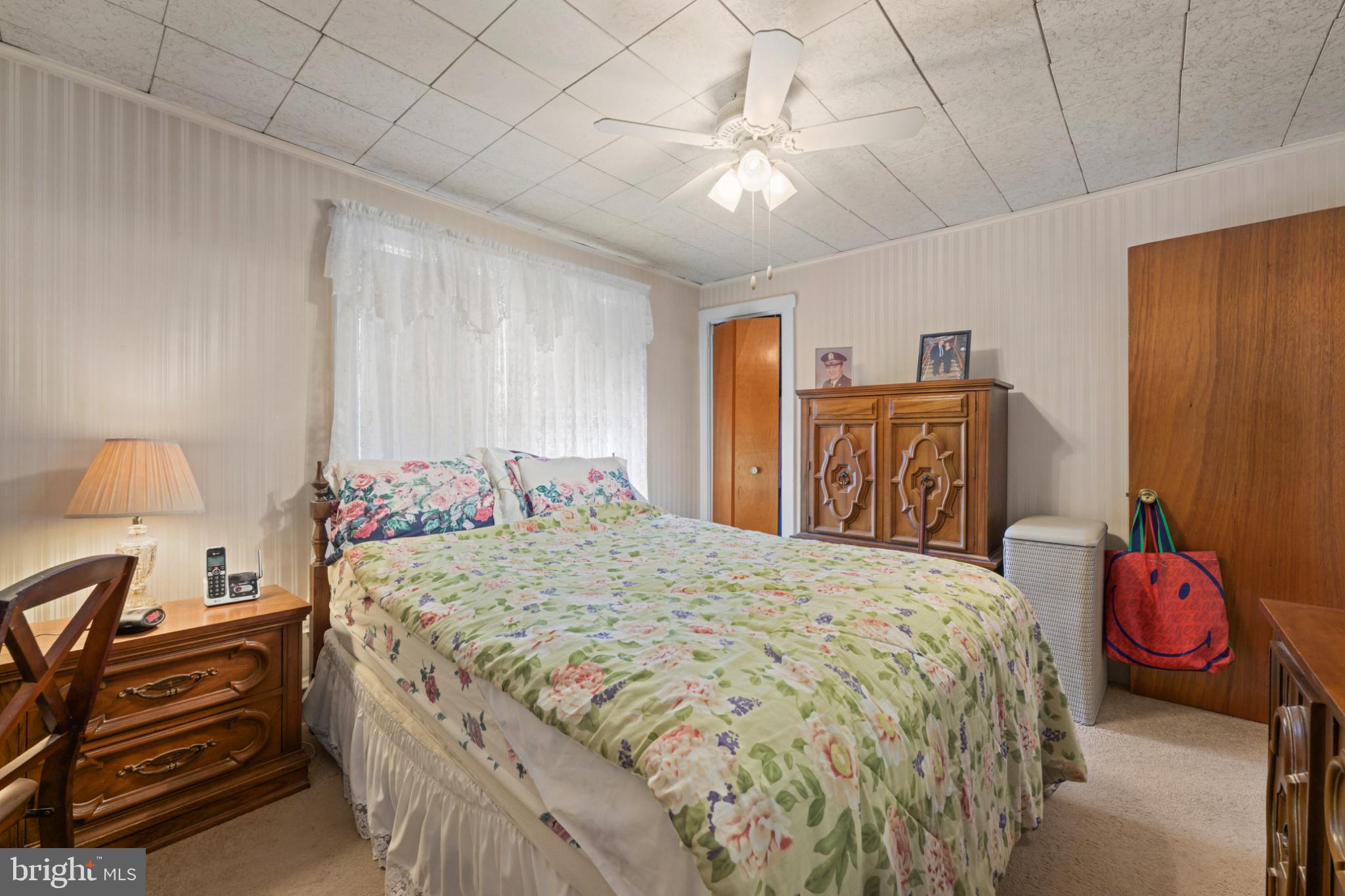 1421 Maple Avenue Haddon Heights, NJ 08035 - Photo 14 of 19 Charming bedroom with floral accents.