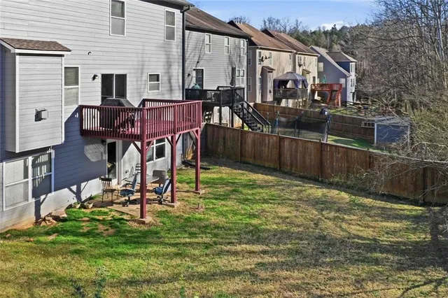 a view of outdoor space with seating area