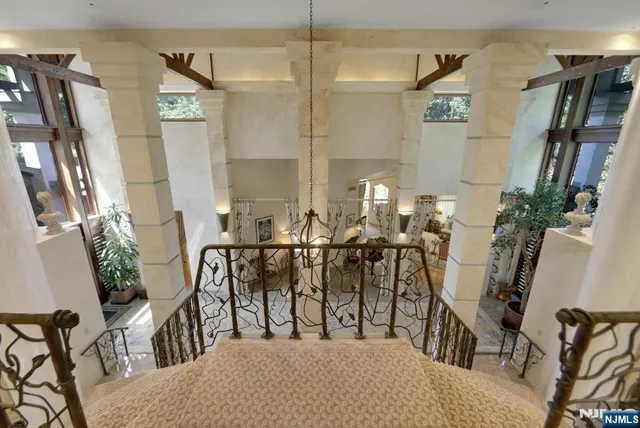 a view of a room with chairs