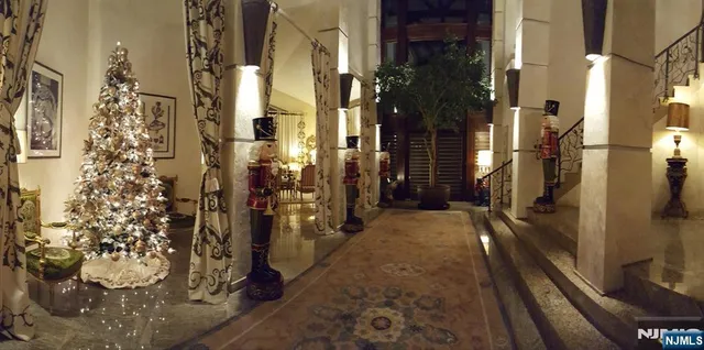 a view of a city street from a building