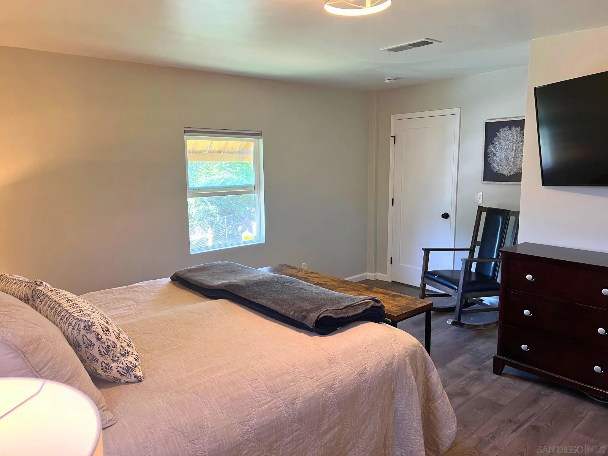 80 Willowside Terrace Alpine, CA 91901 - Photo 6 of 41 a bedroom with a bed flat screen tv and a window