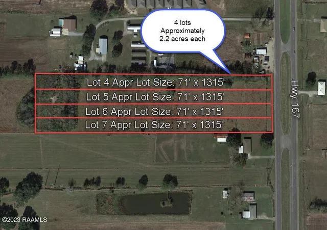 $256,330 | 167 U.S. Highway 167, Maurice, LA 70555