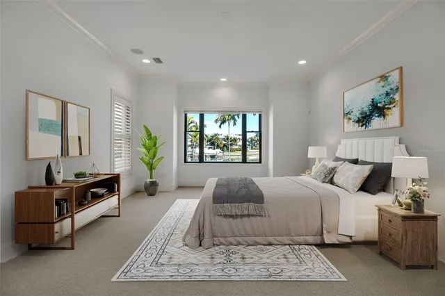 a view of a terrace with sky view